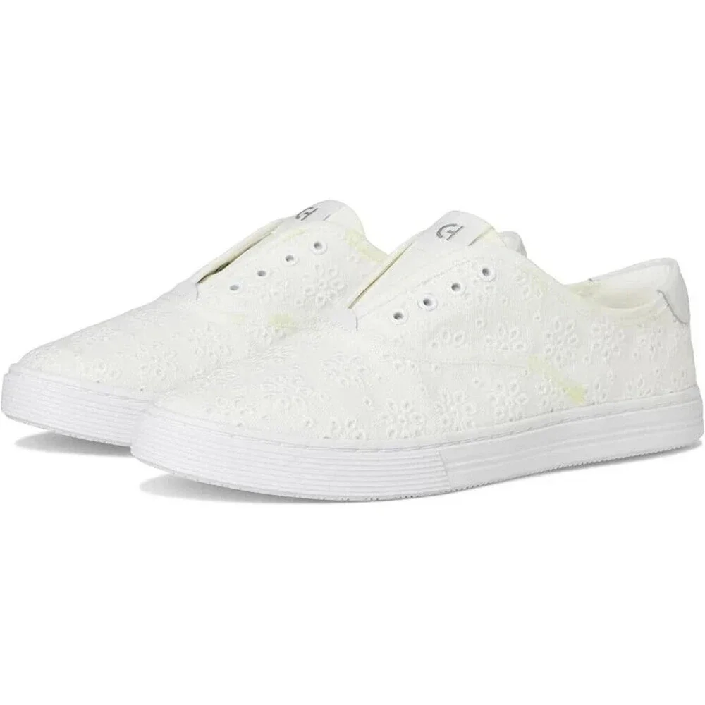 Cole Haan GrandPro Harbor Sneakers Women's White Canvas Casual Shoes ZOGG396